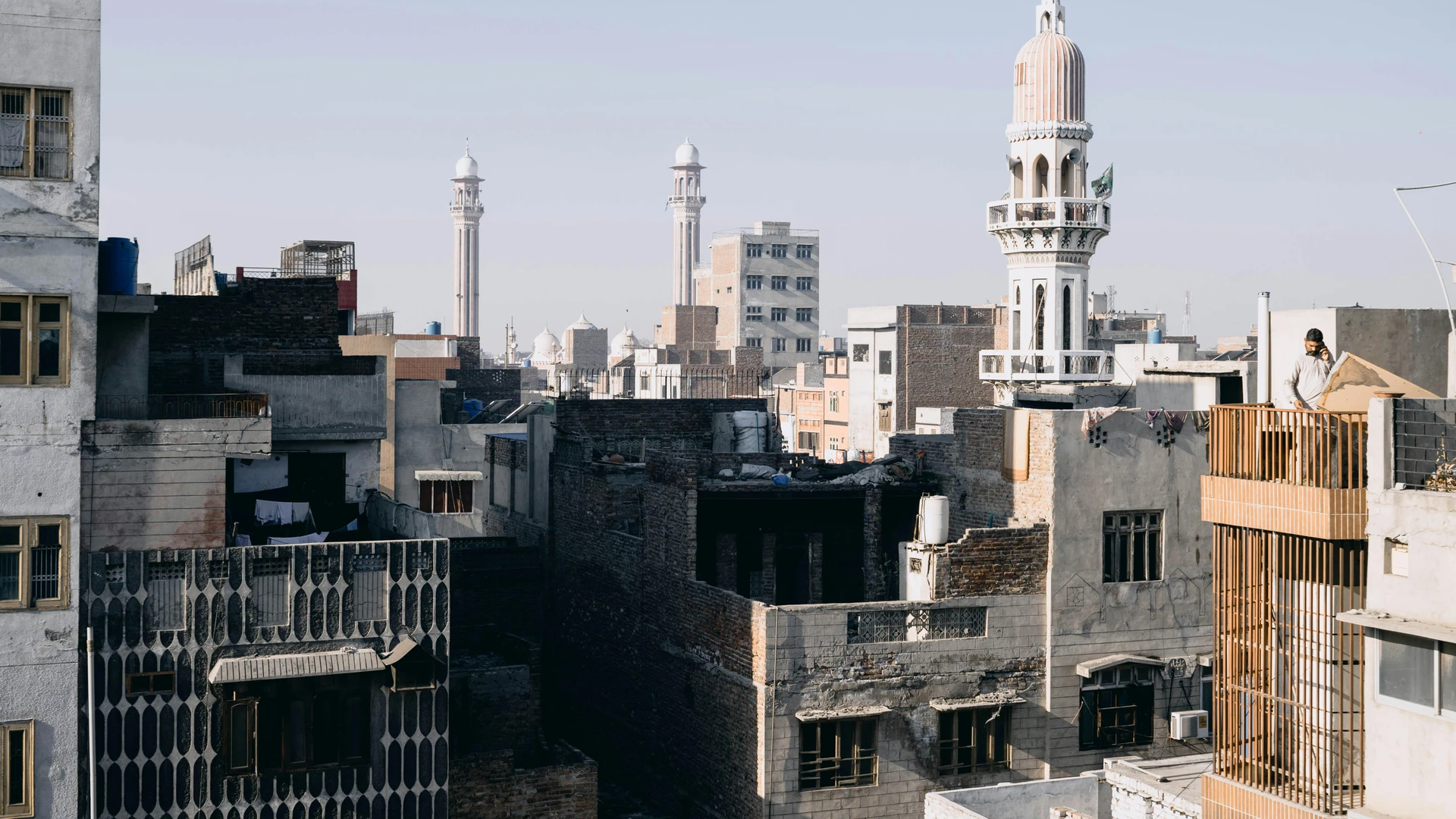 Alexandria, Egypt - Aerial view of faisalabad, punjab featuring traditional cityscape and iconic architecture.
