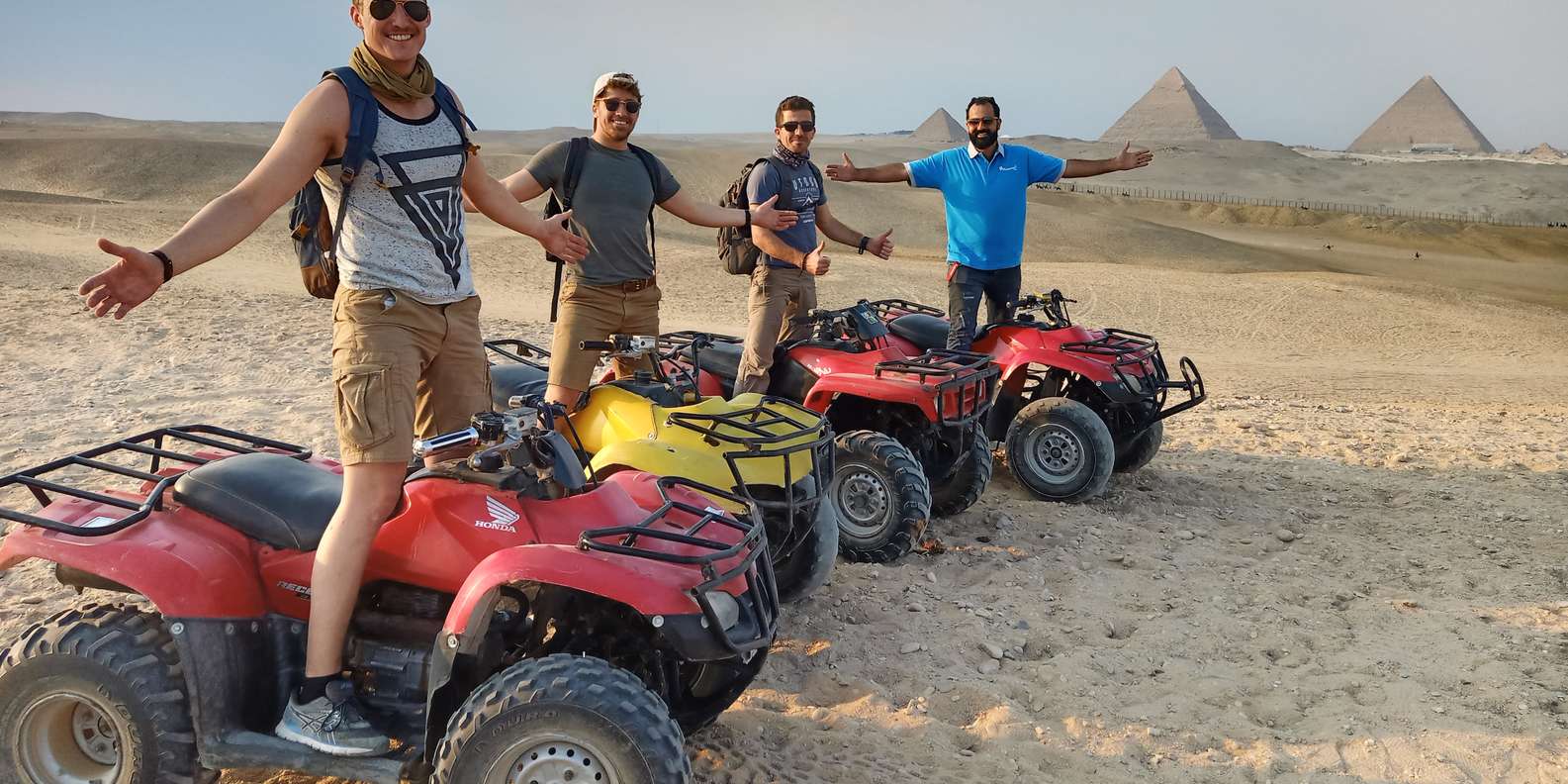 Cairo: Pyramids Quad Bike Adventure & Optional Camel Ride