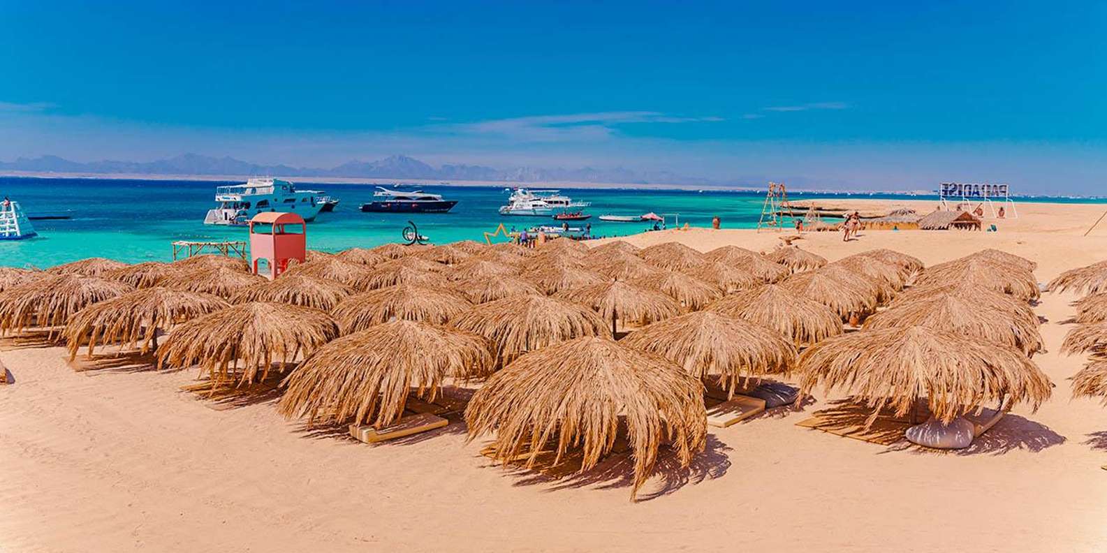 Hurghada: Sunset Hula Hula Island W/ Snorkeling & Lunch