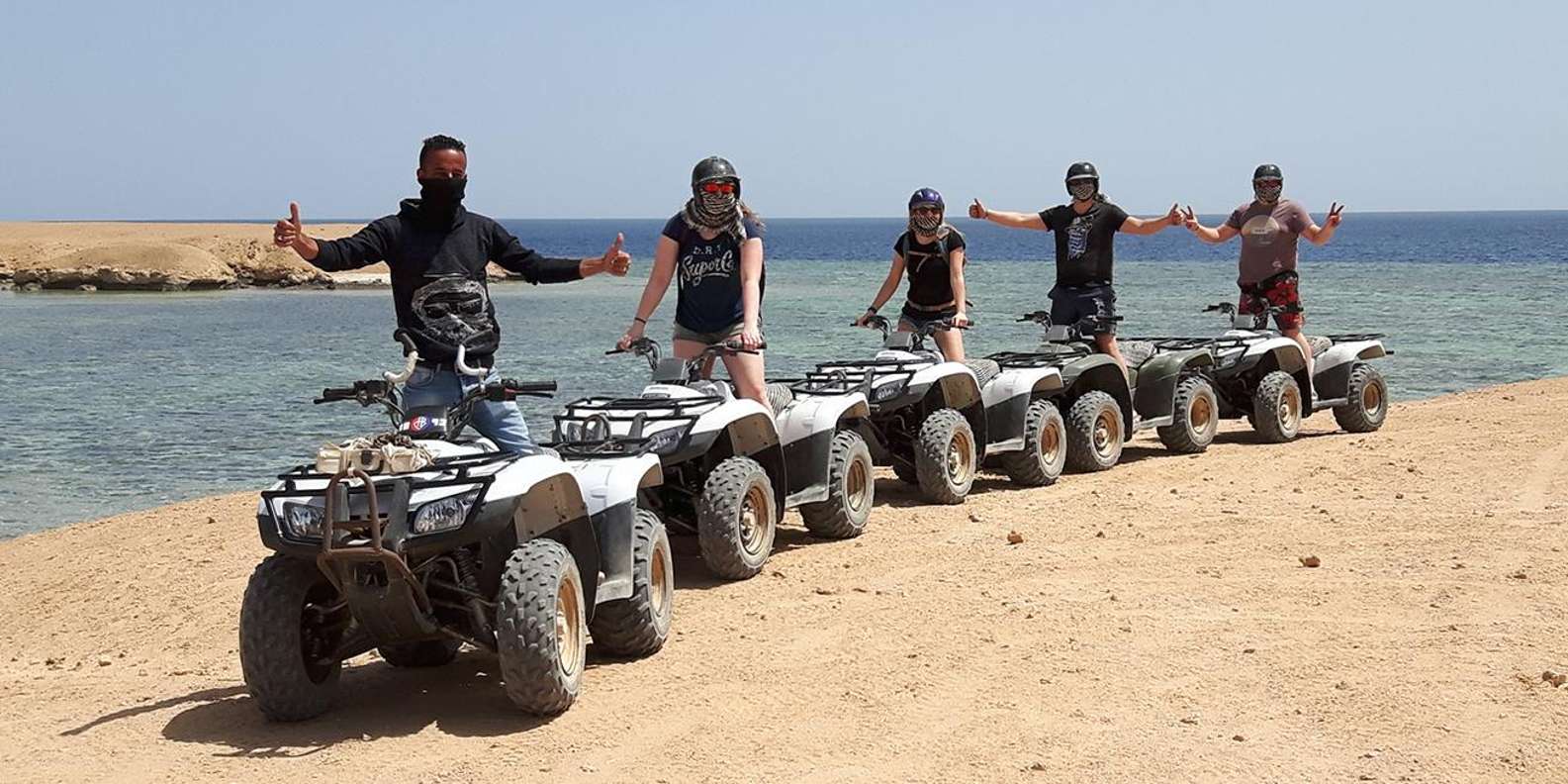 Hurghada: Desert Quad, Camel Ride, Dinner & Stars