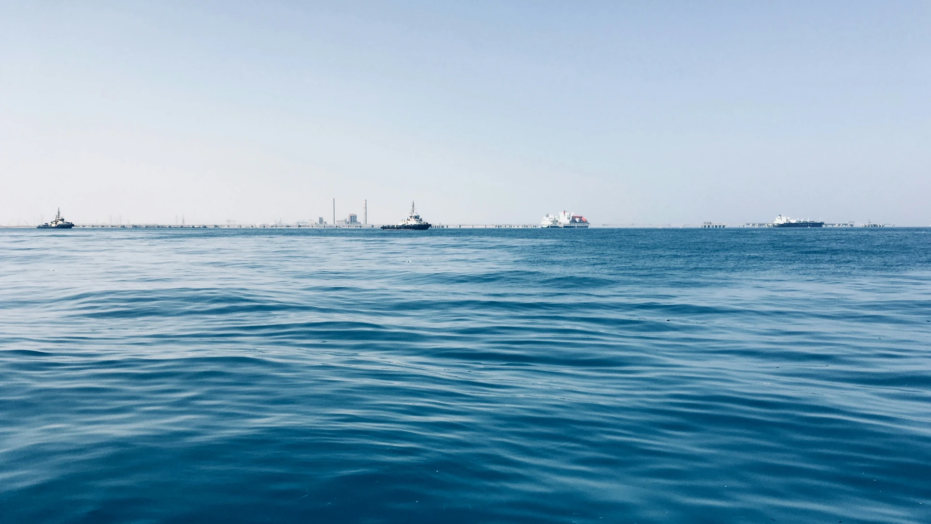 Ain Sokhna, Egypt - Body of water under blue sky