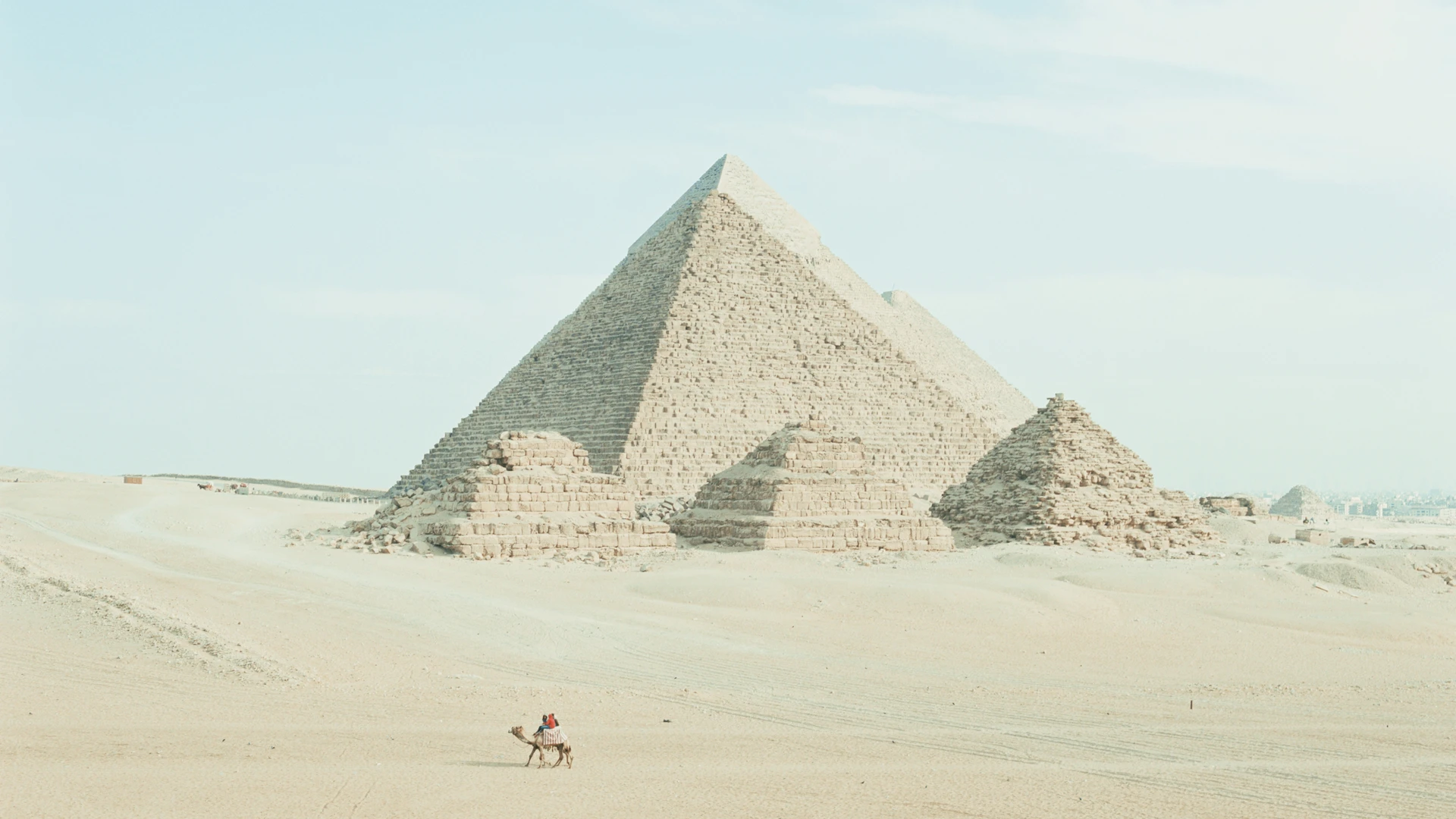 Ain Sokhna, Egypt - Camel near pyramid
