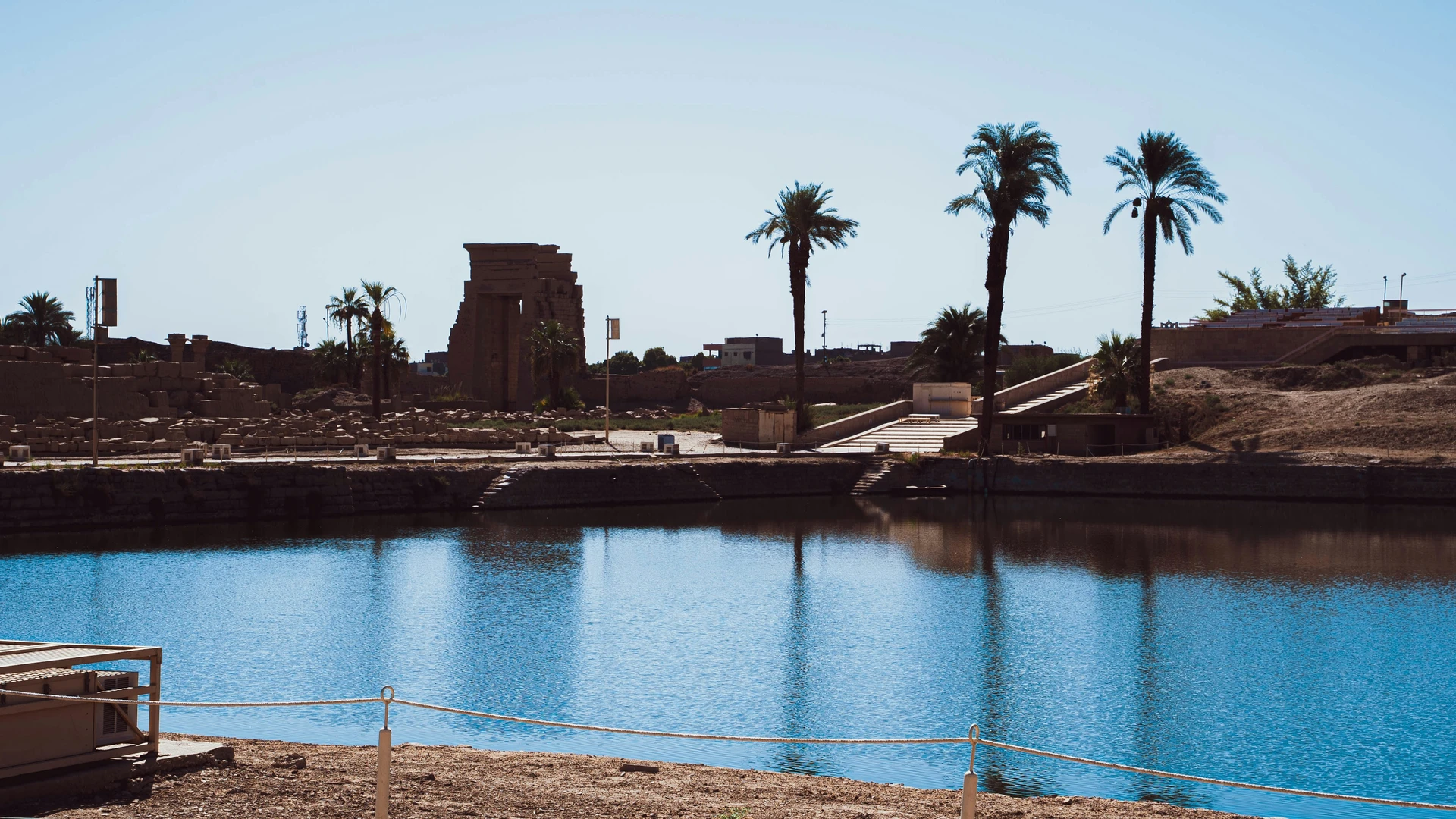 Safaga, Egypt - Body of water with trees and buildings in the background