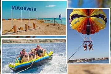 Fun on Magawish Island Water Sports Parasailing & Lunch -Hurghada - Image 1